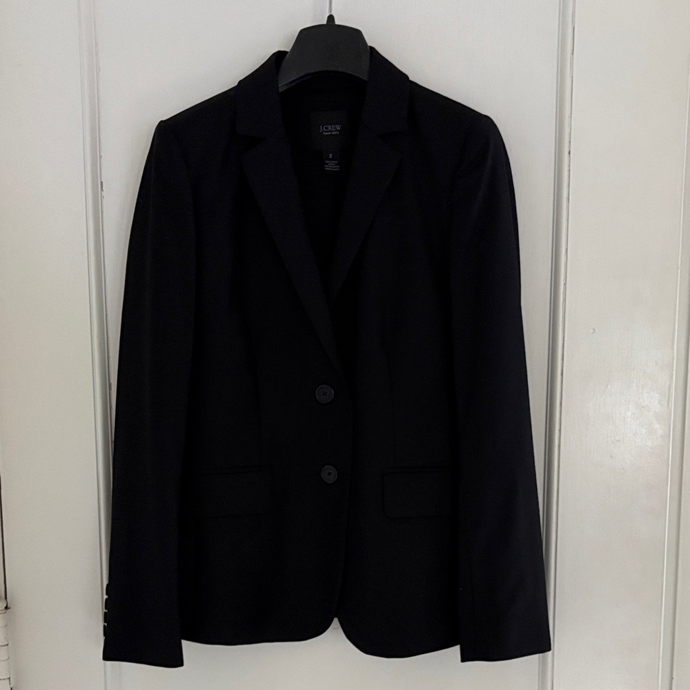 J. Crew Elegant Black Blazer